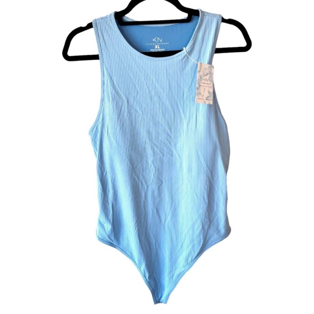 ✨🛍️ Klassy Network Light Blue Bodysuit Size XL